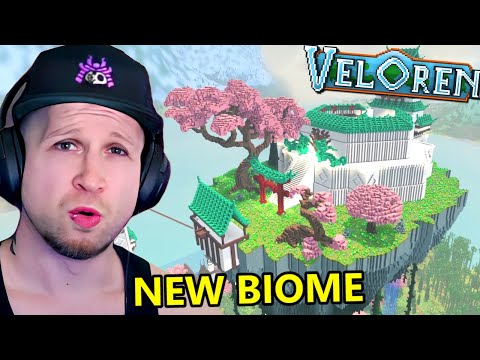 NEW JAPANESE BIOME | Scyushi Plays Veloren: Cube World (Free to Play Voxel MMORPG) - Part 13