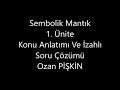 12. Sınıf  Mantık Dersi  Eşdeğerlik Ozan pişkin-Sembolik Mantık 1. Ünite Konu Anlatımı Ve İzahlı Soru Çözümü. konu anlatım videosunu izle