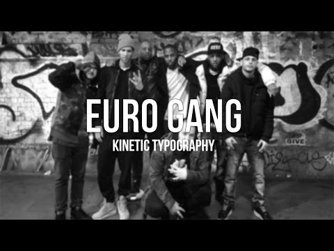 Kinetic Typography | Majk Spirit feat. H16, S.A.S - €Gang