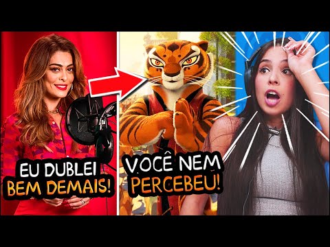 DUBLAGENS ABSURDAS FEITAS POR FAMOSOS 🧑‍🎤 - CARTOON GEEK (JOVENS REAGEM)
