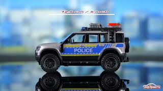Majorette Grand Series - Land Rover Policía 12,5 cm Trailer