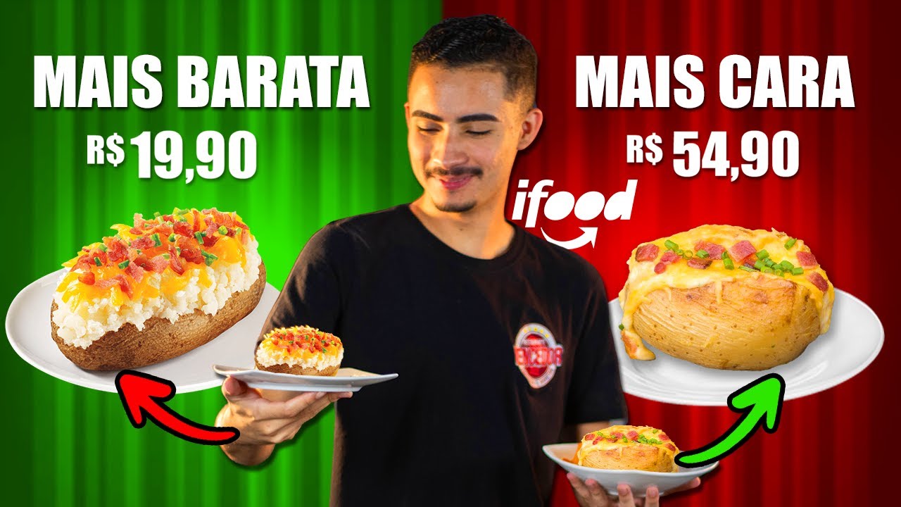 Batata Recheada Mais Cara e Mais Barata Do IFOOD de 2024!