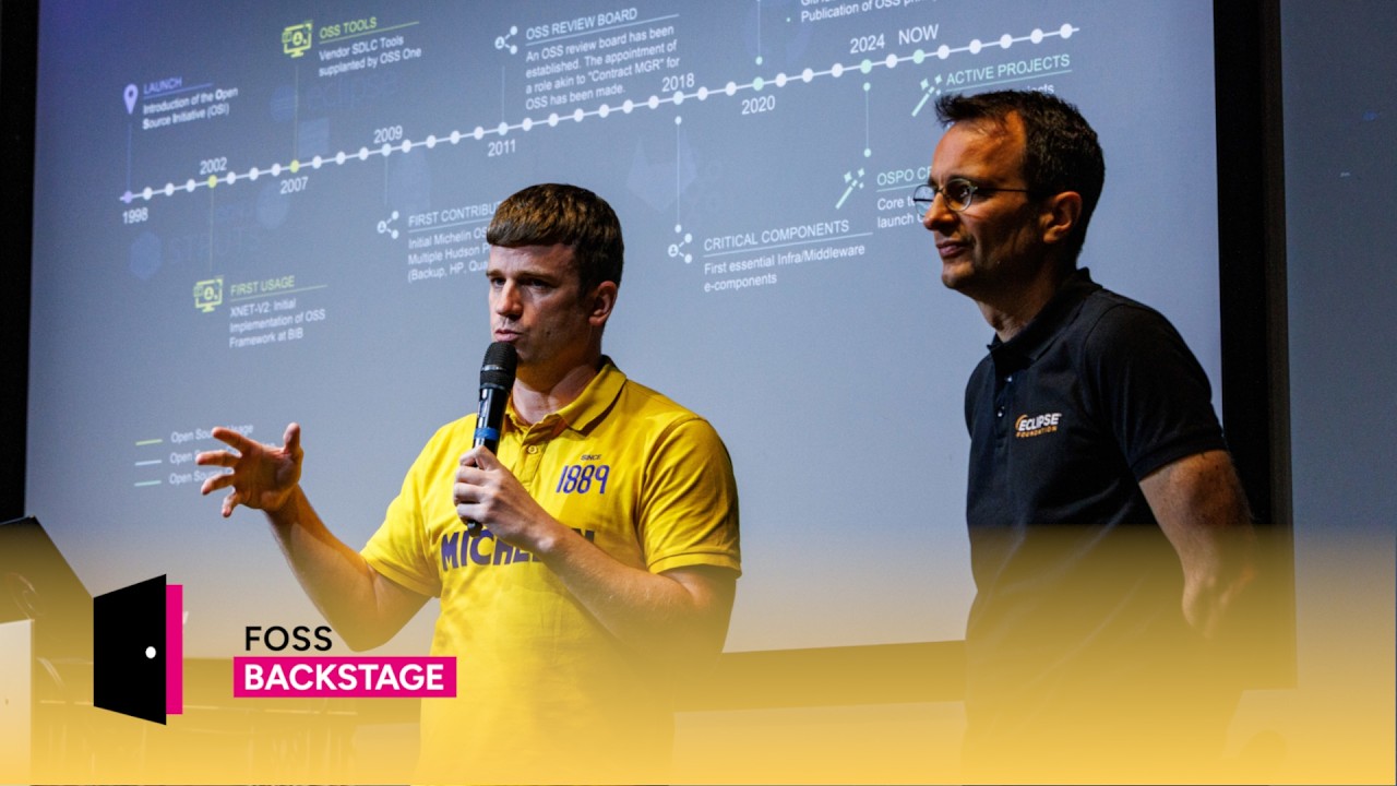 Florent Zara, Julien Millau – From Tires to Code: Building Michelin's OSPO #FOSSBack