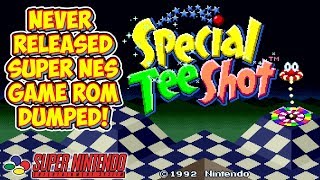 Special Tee Shot - Unreleased SNES Prototype Rom Dumped!