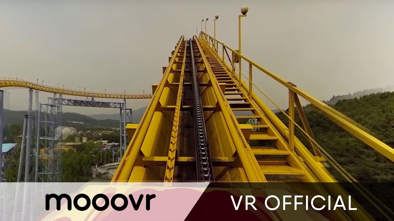 [Extreme] 360Â° RollerCoaster at Seoul Grand Park - YouTube