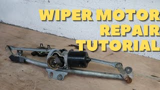 Broken Window Wiper Motor Repair Fix Tutorial