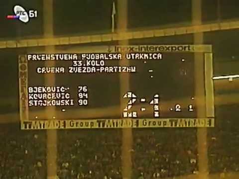 100.DERBI  HIT C.Zvezda-Partizan 6.5.1995.