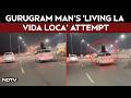 Gurugram Viral Video Man Sits On Roof Of Speeding Cab On NH 48 Sparks Safety Concerns