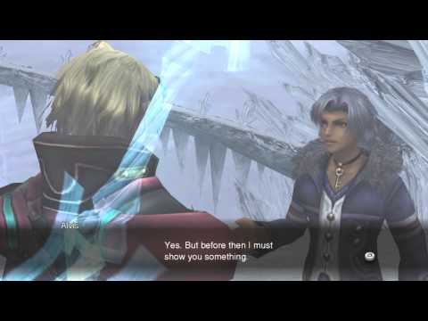 (Wii) Xenoblade Chronicles HD Cutscene 080a - The Snowy Mountain - JAPANESE