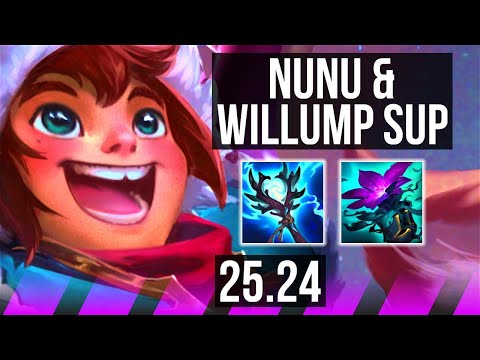 NUNU & WILLUMP & Jhin vs THRESH & Miss Fortune (SUP) | KR Diamond | 25.24