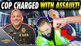 CT Police Officer CHEAP SHOTS Driver In The FACE During Road Rage Incident! Still Has A Job!