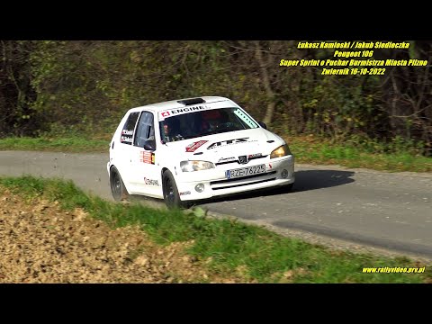 Ł. Kamiński/J. Siedleczka -Peugeot 106- Super Sprint o Puchar Burmistrza Miasta Pilzno Zwiernik 2022