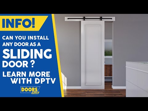 Can You Install Any Internal Door as a Sliding Door - Doors Plus