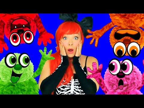 Halloween Songs for Kids, Children and Toddlers | Learn Colors Song with Spooky Monsters