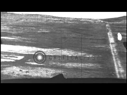 Israeli attack on  trucks, tanks  and personnel in the Sinai Peninsula during the...HD Stock Footage