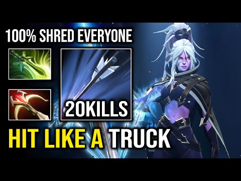 100% Shred Through Everything Brutal Hit Like a Truck Late Game Drow Ranger Dota 2