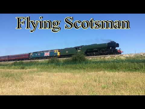 Flying Scotsman 60103 steam engine Diesel class 47 47680 high speed train Please give me more views
