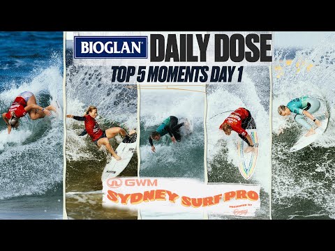 Bioglan Daily Dose: Top 5 Moments Day 1 GWM Sydney Surf Pro Presented By Bonosy 2024
