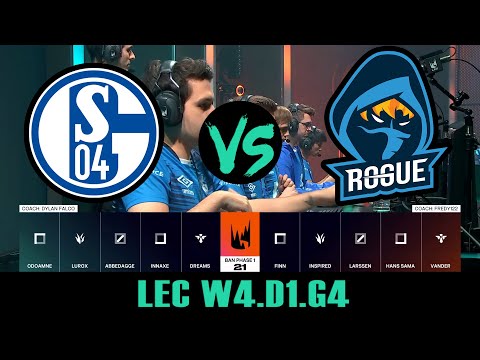 Schalke 04 vs Rogue ► LEC W4.D1.G4 ► Spring ► S04 vs RGE
