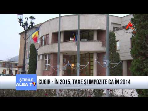 Cugir    In 2015, taxe si impozite ca in 2014