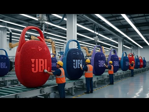 Inside the JBL Mini Speaker Factory | How the JBL Clip 5 Ultra-Portable Waterproof Speaker Is Made
