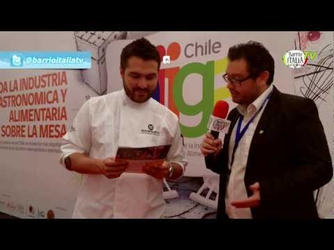 La italianidad en Perú - Chef Giacomo Bocchio en el Enc. Gastronómico internacional en Chile (2013)