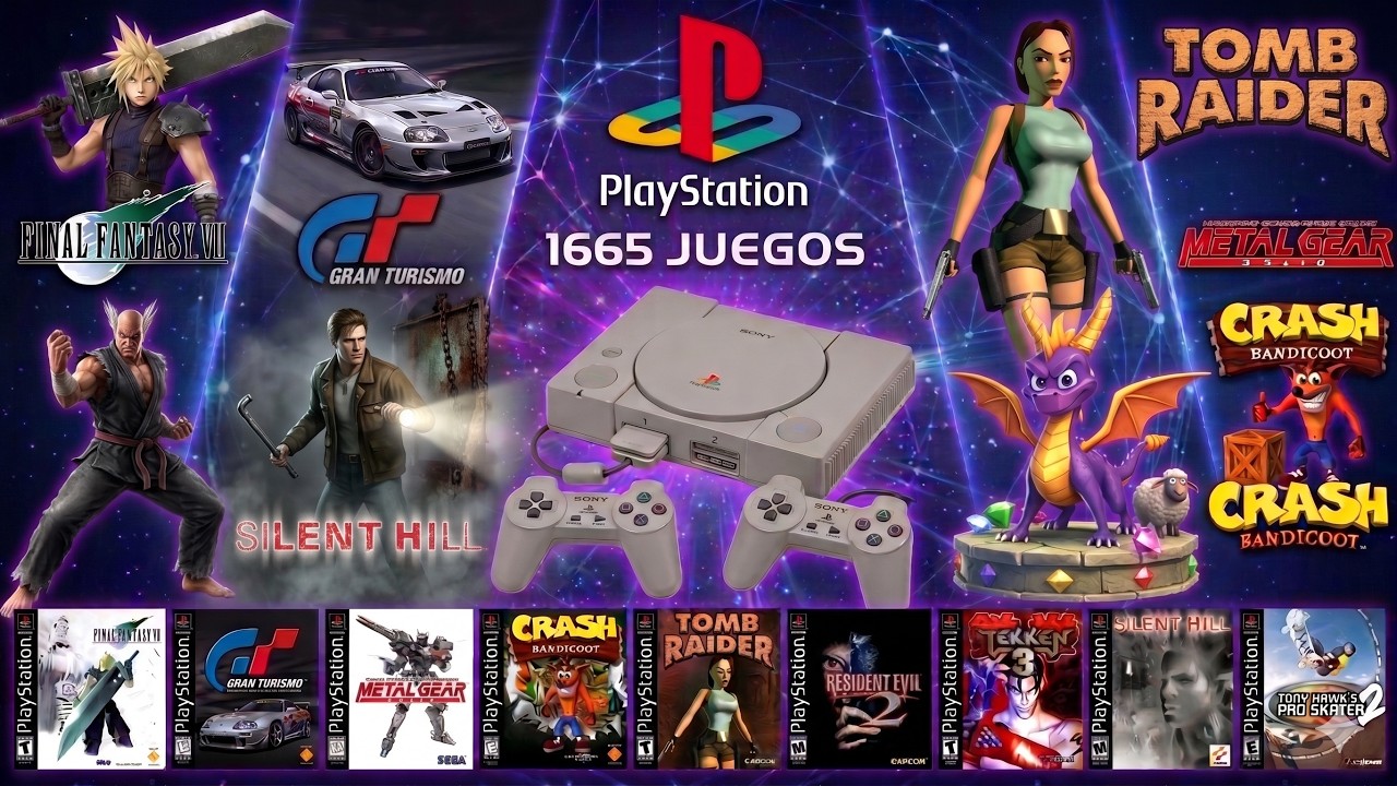 1665 Juegos de PlayStation 1