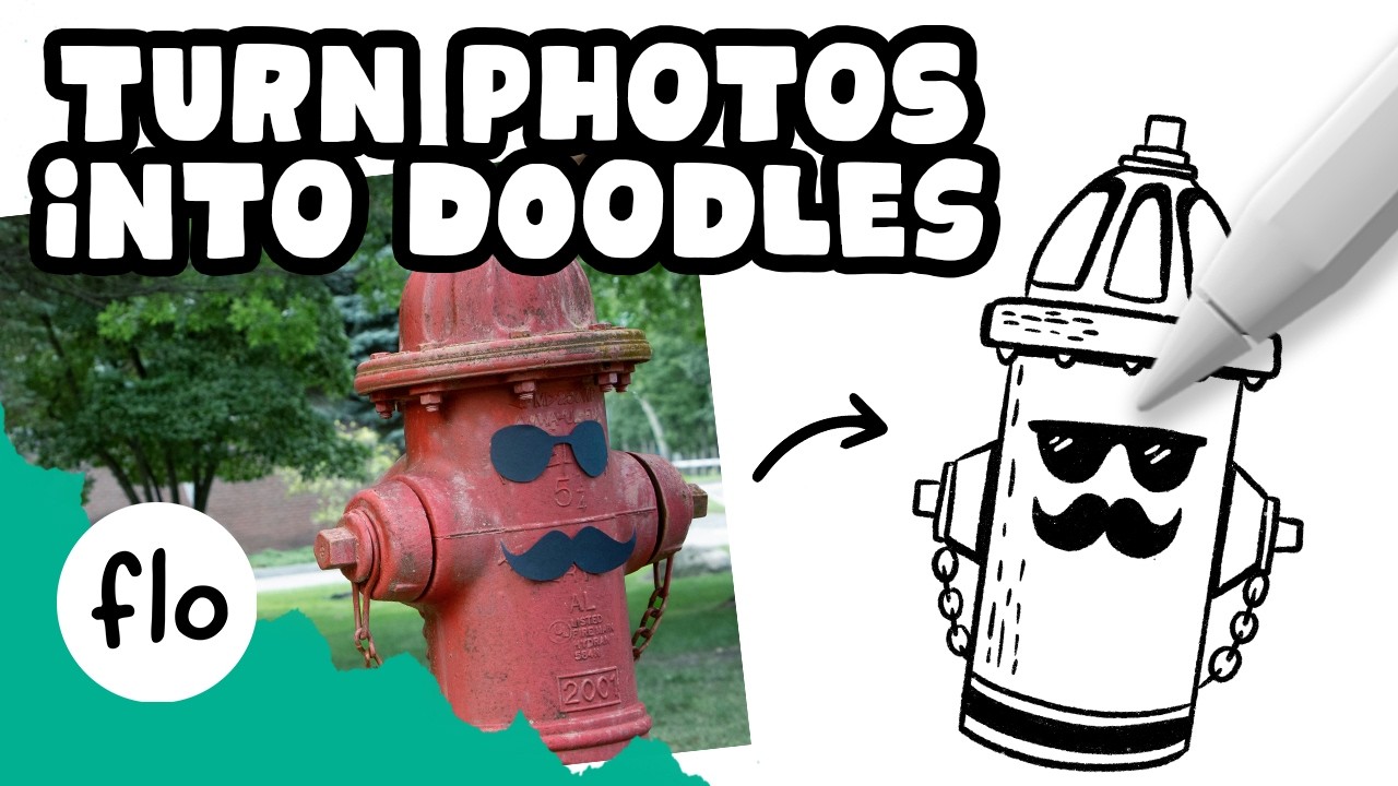 Turn Photos Into Fun Doodles in Procreate | Easy Drawing Tutorial