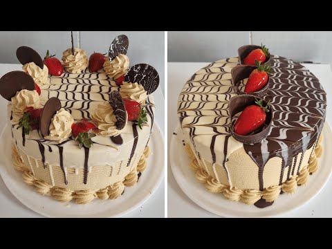 2 ideas of how to decorate cakes with white chocolate | New ideas for decorating cakes