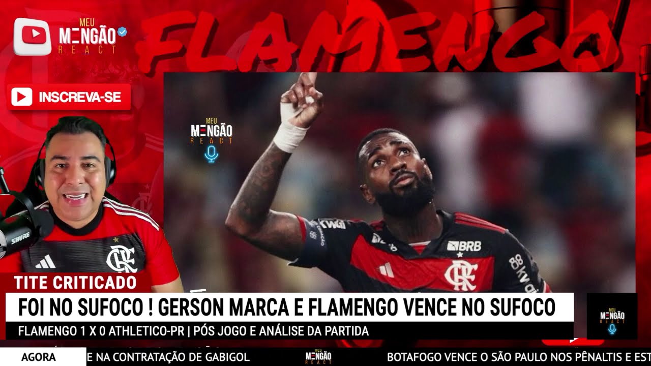 MAESTRO JUNIOR LARGOU O AÇO ! “O FLAMENGO DO TITE ESTÁ EM FRANGALHOS !” FLAMENGO 1X0 ATHLETICO-PR