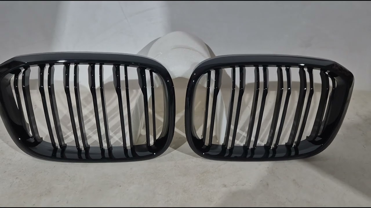 BMW X3 G01 2018- гг. Ноздри M-Look (Черный Глянец) Video 1