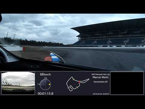 RN #1 Onboard video Hockenheim GP, Renault Clio Cup, 02:09.722