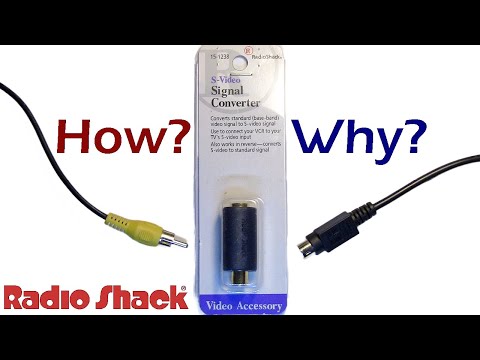 Radio Shack S-video signal converter 📺 How? Why?