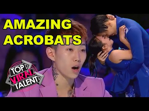 HEARTWARMING PERFORMANCE!!! By AMAZING ROMANTIC ACROBAT DUO on Asia's Got Talent