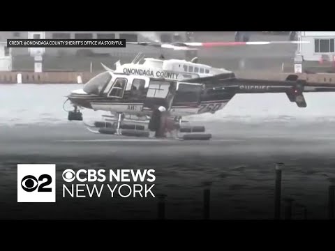 Helicopter Rescues Goldendoodle From A River In Upstate New York
