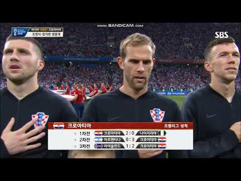 Anthem of Croatia vs Russia FIFA World Cup 2018