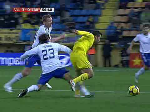 2010 01 24  Liga 19    Villarreal C F  - Real Zaragoza