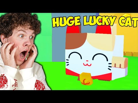 Jeg Åbner En Huge Lucky Cat I FØRSTE FORSØG!! - Dansk Pet Simulator X #24