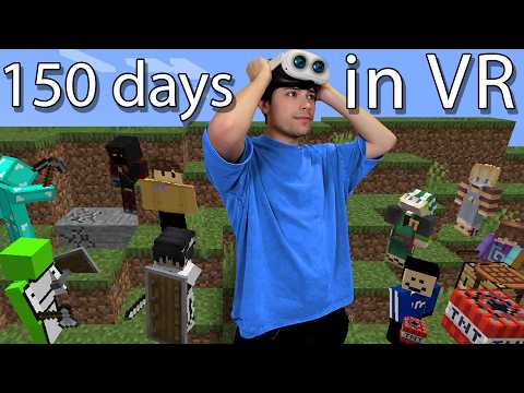 Living INSIDE Minecraft for 150 Days?! Insane!