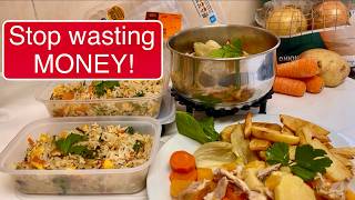 HOW TO TURN 2 CHICKEN DRUMSTICKS INTO 4 TASTY MEALS #personalfinance