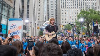 Ed Sheeran perform Shape of You on Today Show