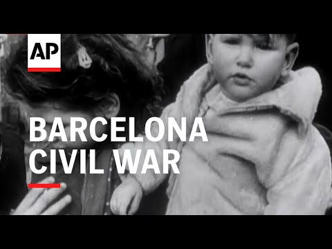 Fall of Barcelona - 1939 | Movietone Moment | 26 January 2024