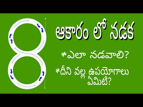 8 Shape Walking In Telugu | How To Do Infinity Walking | Siddas Walking Style | Benefits Of 8 Walk