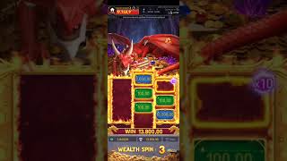 grande ganho no Dragon Treasure 2 da WG  #cassino #cassinoonline