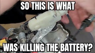 Dodge Challenger Door Latch Causing a Dead Battery? Yep!