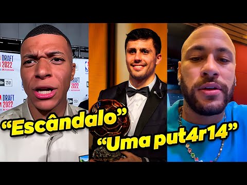 OLHA A POLÊMICA APÓS RODRI GANHAR A BOLA DE OURO NO LUGAR DO VINI JR