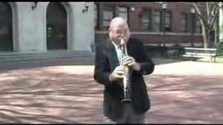 Joe Wheeler, clarinet, plays Puttin on the Ritz
