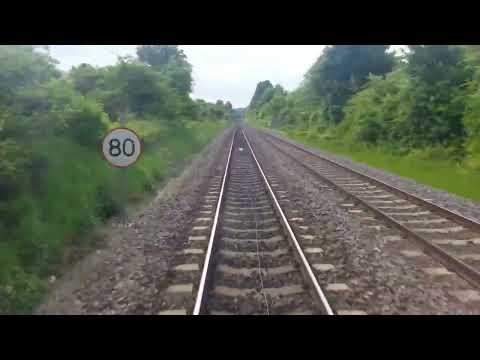 Chiltern Railways Cab ride Drivers eye view Class 165 Beaconsfield to Bicester North