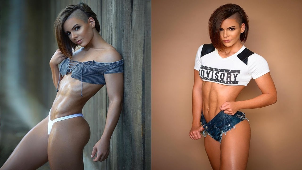 筋トレ女子　しなやかで美しい体格のMichell Kaylee(ミッチェル・ケイリー)