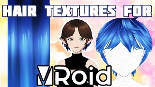 Tutorial - How I make hair textures for Vroid Studio!
